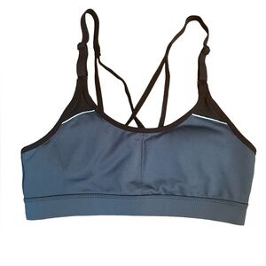 Champion woman’s steel blue sports bra size‎ medium